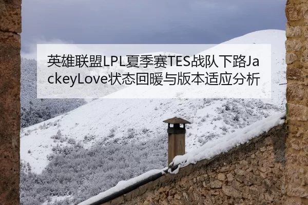 英雄联盟LPL夏季赛TES战队下路JackeyLove状态回暖与版本适应分析